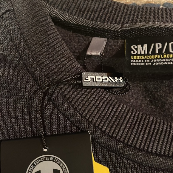 NWT!! Under Armour Men's UA Storm Golf SweaterFleece Crew Size Mens Small - Picture 8 of 8